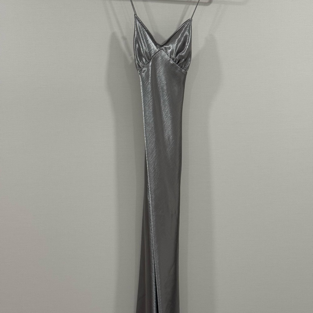 Madewell Silver Midi Dress